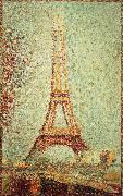 Georges Seurat Iron tower oil painting